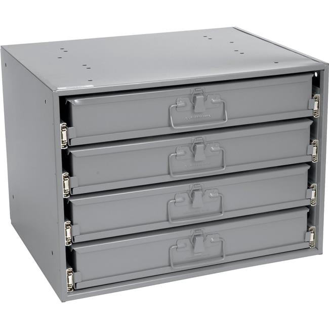 Global Industrial 493502 Durham Steel Compartment Box Rack Heavy Duty ...