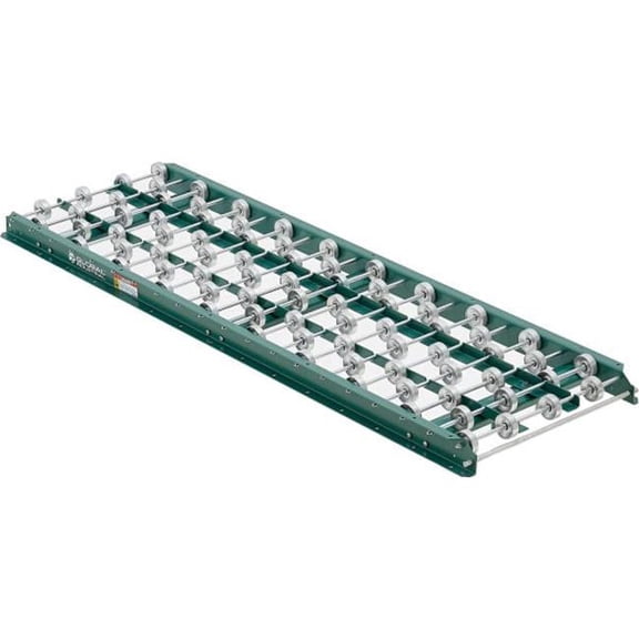 Global Industrial 293291 5 ft. Steel 1300 lbs Cap 12 WPF 18 Gravity Skate Wheel Conveyor