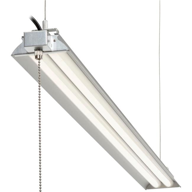 Global Industrial 501694 48 in. LED Aluminum Shop Light - 35W - 4000K - 3850 Lumens - 48 in. Adjustable Height - 6 ft. Cord