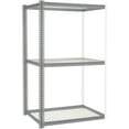 thumbnail image 1 of Global Industrial 581060GY 96 x 48 x 48 in. High Capacity 3 Levels Add-On Rack with Wire Deck, Gray, 1 of 3