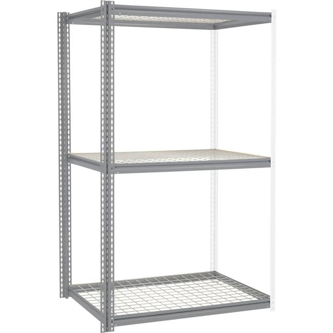 Industrial Rack With Interlocking Wire Decks