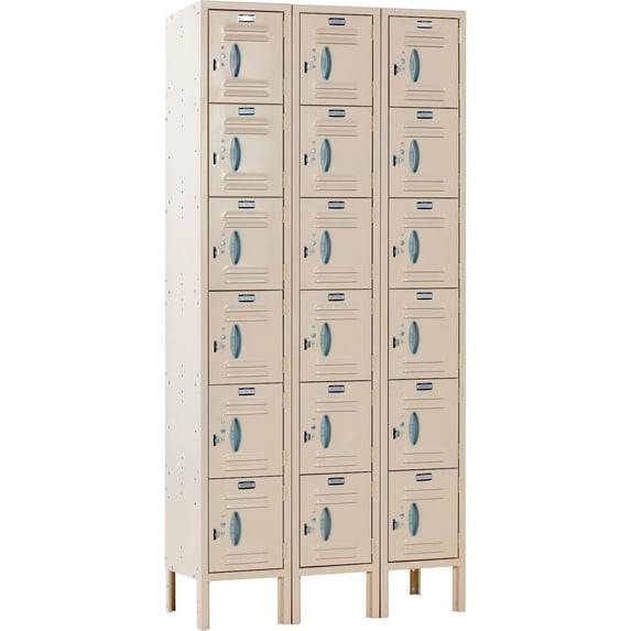 Global Industrial 6-Tier 18 Door Locker, 36