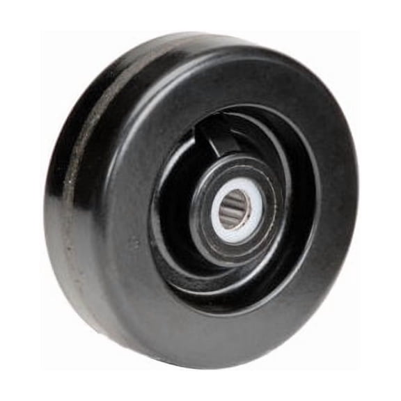 Global Industrial 6"" x 2"" Molded Plastic Wheel - Axle Size 3/4""