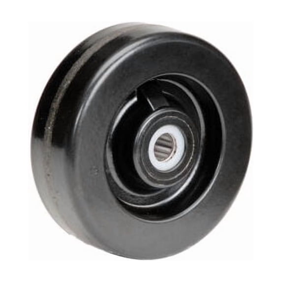 Global Industrial 6"" x 2"" Molded Plastic Wheel - Axle Size 3/4""