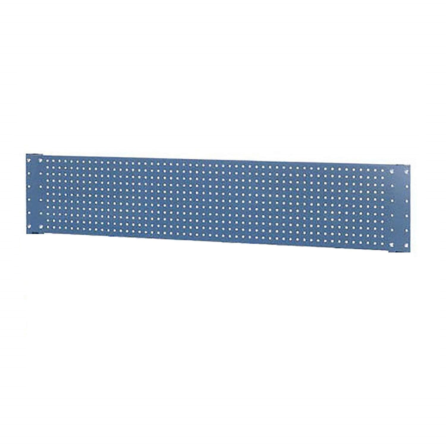 Blue 60" Wide Steel Pegboard Panel for Tool Storage