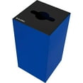 thumbnail image 1 of Global Industrial Square Recycling Can with Mixed Recycling Lid, 32 Gallon, Blue, 1 of 3