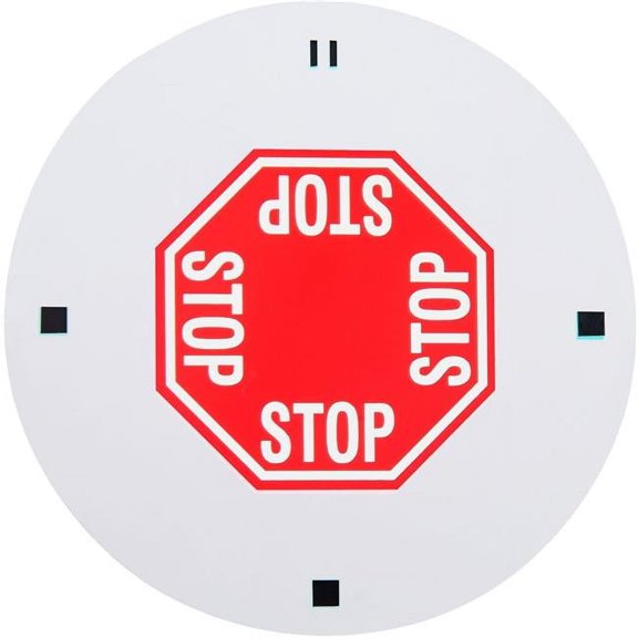 Global Industrial LED Sign Projector Lens 4-Way Stop