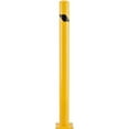 thumbnail image 1 of Global Industrial 670532R 4.5 x 60 in. Steel Safety Bollard with Hazard Tape, Black Hazard, 1 of 1