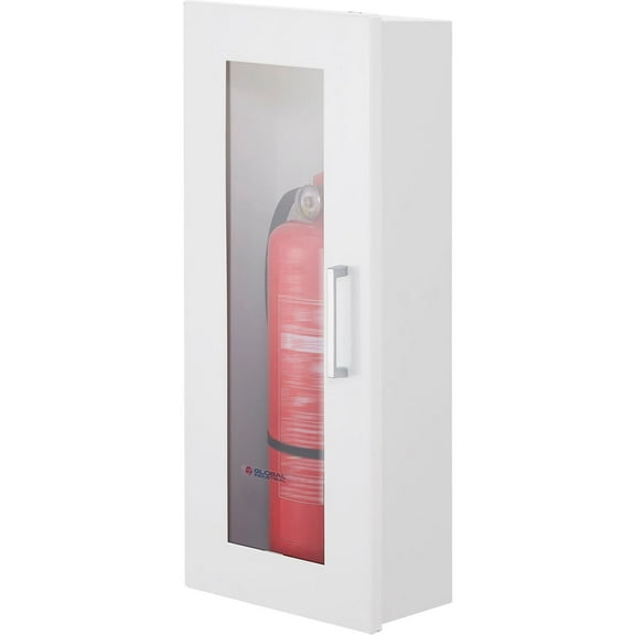 Global Industrial 670598 Fire Extinguisher Cabinet Surface Mount - 10 lbs