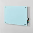 thumbnail image 1 of 36"W x 24"H Magnetic Glass Dry Erase Board, Seafoam, 1 of 3