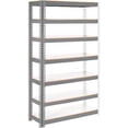 thumbnail image 1 of Global Industrial ABD18369L7 7 Shelf Heavy Duty Boltless Shelving Add On, 36 x 18 x 96 in. - Laminate Deck - Gray, 1 of 1