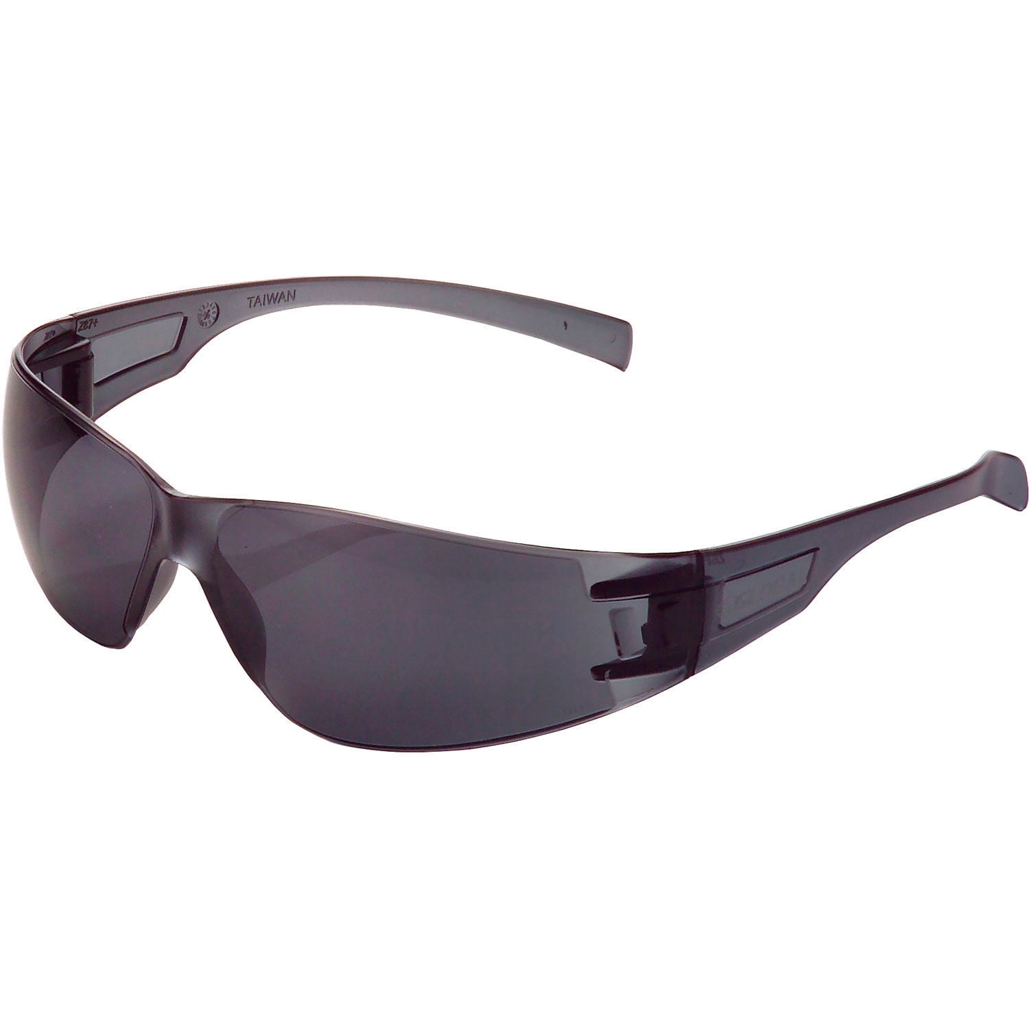 Frameless Safety Glasses, Anti-Fog, Smoke Lens, Lot of 12