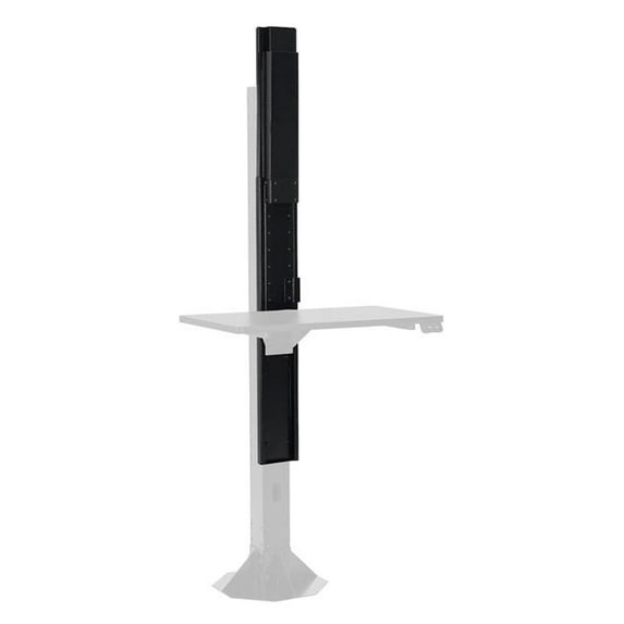 Global Industrial 7521610 Electric Platform Height Adjuster for Orbit Computer Workstations - Black