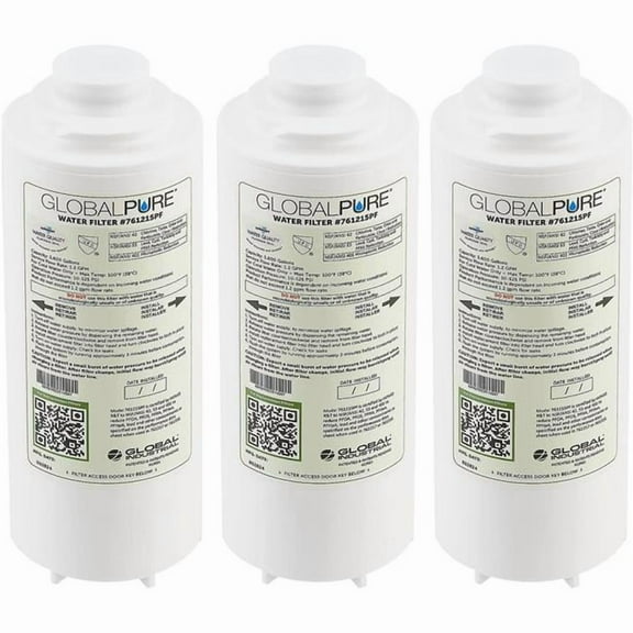 Global Industrial 761215PF-3PK Pure Replacement Water Filter - PFAS & Microplastic - 3600 gal - Pack of 3