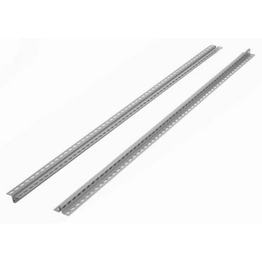 Global Industrial 790CP111 7 ft. High Gray Top Post Bulk Rack, Set of 2