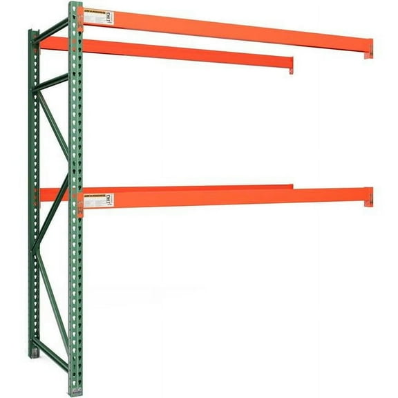 Global Industrial 796573NA Bolted Teardrop Pallet Rack Add-On - 96 x 42 x 96 in. - 5030 lbs Shelf Capacity