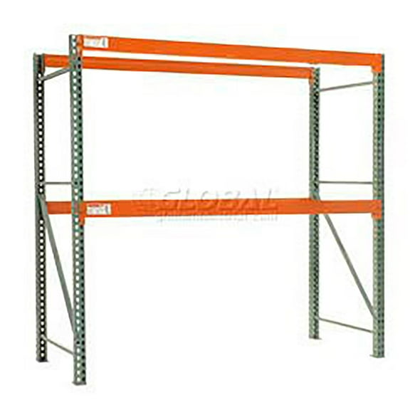 Global Industrial Teardrop Pallet Rack Starter, 48"W X 48"D X 96"H