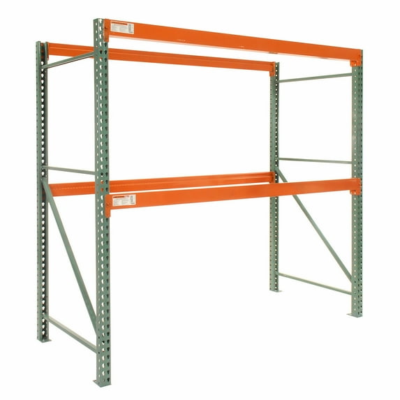 Global Industrial Teardrop Pallet Rack Starter, 108"W X 48"D X 120"H