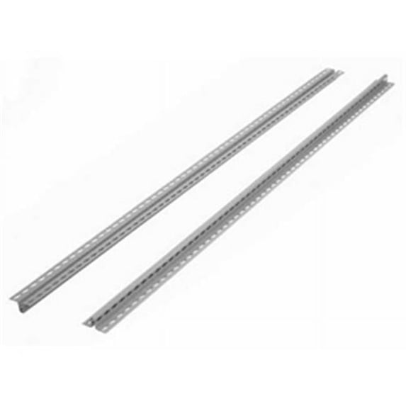 Global Industrial 8 ft. High Gray Top Post Bulk Rack - Gray - 96in.