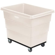 Global Industrial 800314WH 12 Bushel Steel Chassis Base White Plastic Bulk Box Truck