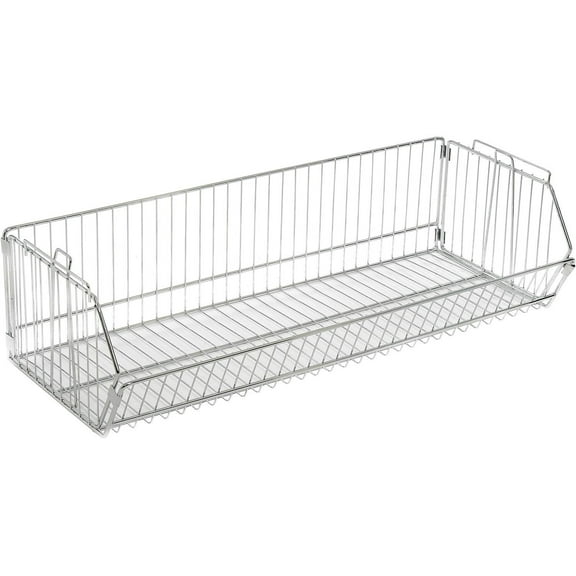 Global Industrial 832102 Stackable Wire Storage Bin, 36 x 14 x 9 in.