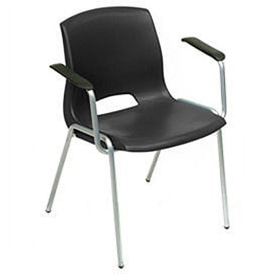 Global Industrial Stackable Chairs with Arms, Polypropylene & Steel ...