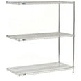 thumbnail image 1 of Global Industrial A14303S3 Nexel 3 Shelf Stainless Steel Wire Shelving Unit Add On, Stainless Steel - 30 x 14 x 34 in., 1 of 1