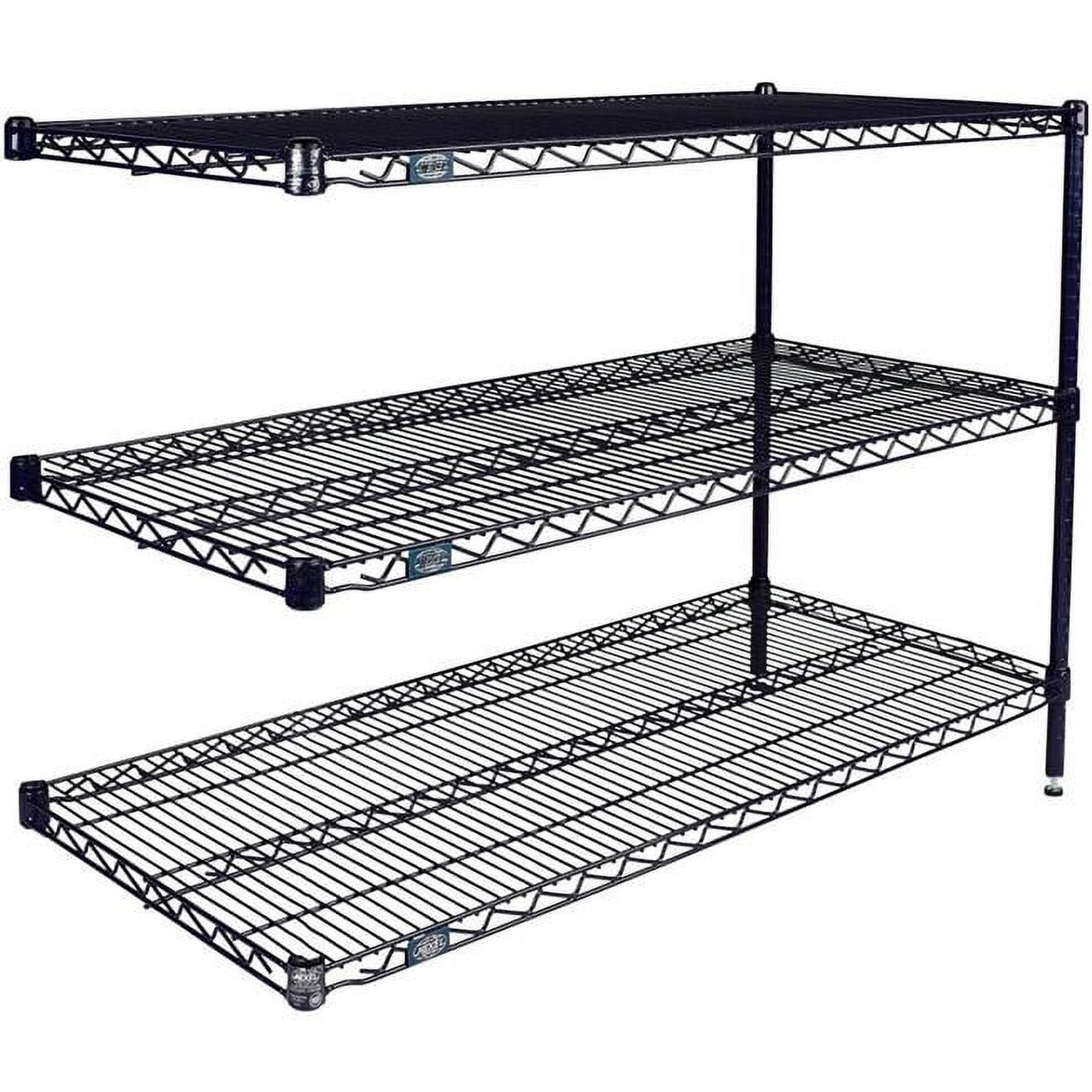 Global Industrial A21243N3 Nexel 3 Shelf Nexelon Blue Wire Shelving ...