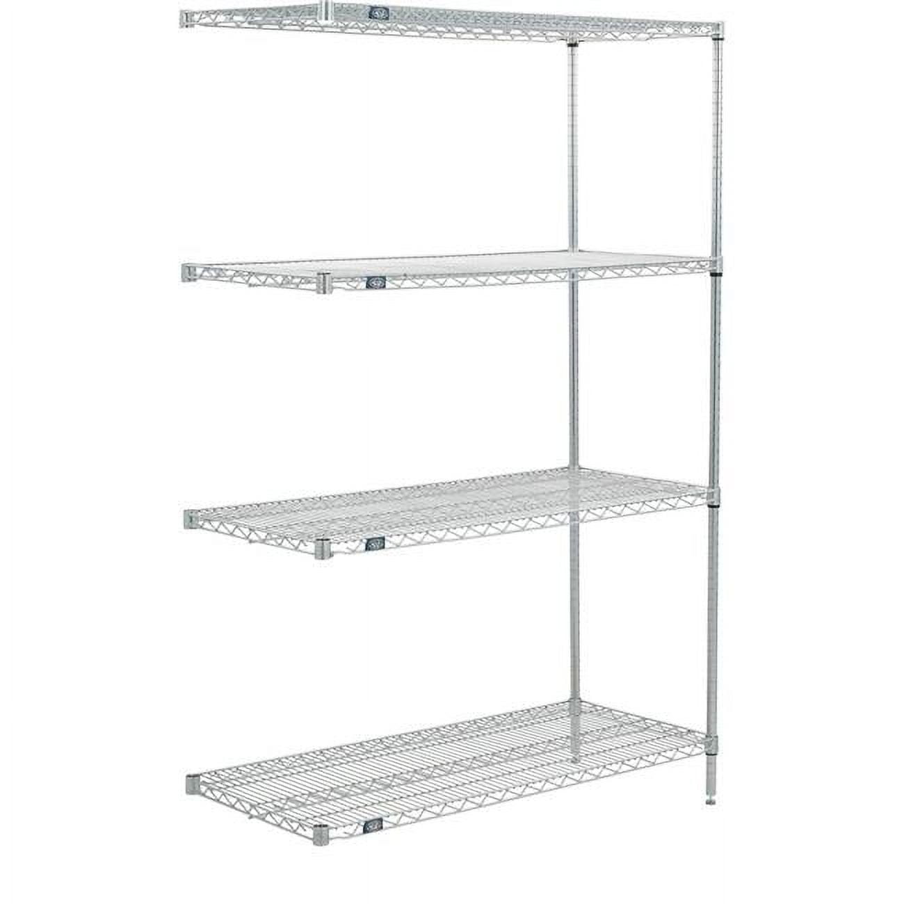 Global Industrial A21306Z Nexel 4 Shelf Poly-Z-Brite Wire Shelving Unit ...