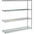 thumbnail image 1 of Global Industrial A21545N Nexel 4 Shelf Nexelon Blue Wire Shelving Unit Add On, Blue - 54 x 21 x 54 in., 1 of 1