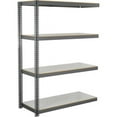 thumbnail image 1 of Global Industrial ABD36728L4 4 Shelf Extra Heavy Duty Boltless Shelving Add On - Laminate Deck, Gray - 72 x 36 x 84 in., 1 of 1