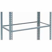 Global Industrial USBS1248N Single Rivet Additional Shelf - No Deck, Gray - 48 x 12 in.