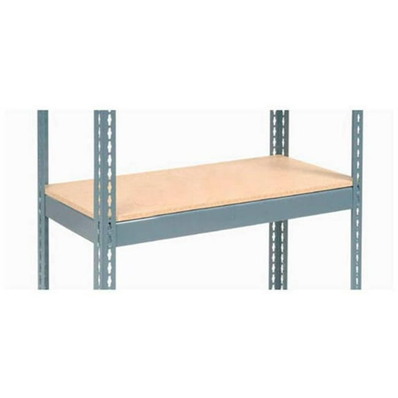 Global Industrial Additional Shelf Level Boltless Wood Deck 36"W x 24"D - Gray