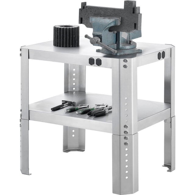 Global Industrial Adjustable Height Machine Stand 430 Stainless Steel ...