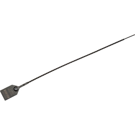Global Industrial 670481BK Adjustable Plastic Truck Seal, Black - 15 in. - Pack of 100