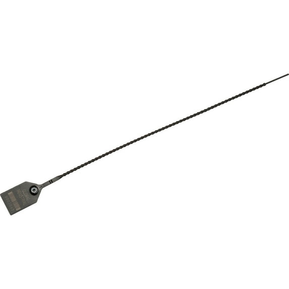 Global Industrial 670481BK Adjustable Plastic Truck Seal, Black - 15 in. - Pack of 100