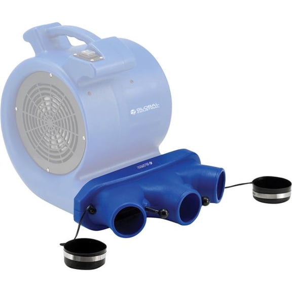 Global Industrial 641761 Air Mover Adapter for 641770, Blue