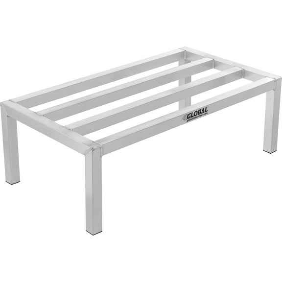 Global Industrial Aluminum Dunnage Rack 24""W x 18""D x 8""H