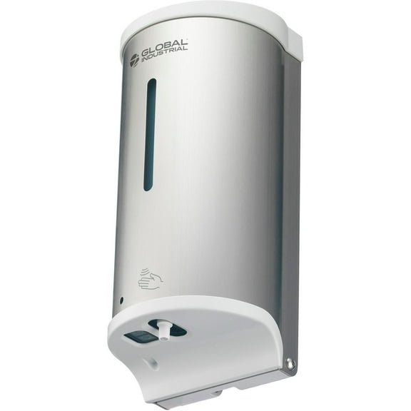 Global Industrial Automatic Liquid Sanitizer Spray Dispenser 800 ml Stainless St
