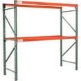 thumbnail image 1 of Global Industrial B2282539N 96 x 96 x 48 in. Tear Drop Starter Pallet Rack, Green & Orange, 1 of 5