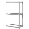 thumbnail image 1 of Global Industrial Expandable Add-On Rack 60Wx48Dx84H, 3 Levels No Deck 1000 Lb Per Level, Gray, 1 of 3
