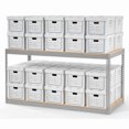 thumbnail image 1 of Global Industrial B2297943 Record Storage with Boxes - Gray - 72 x 30 x 36 in., 1 of 3