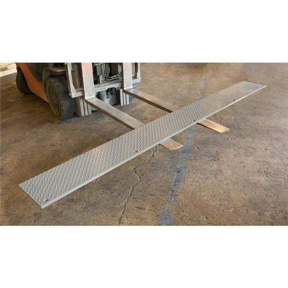 Global Industrial B2379052 Approach Plate Installation for Edge of Dock Levelers 12 x 120 in. - Gray