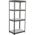 thumbnail image 1 of Global Industrial BD244810L4 4 Shelf Extra Heavy Duty Boltless Shelving Starter, Laminate Deck - Gray - 48 x 24 x 120 in., 1 of 1