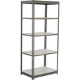 thumbnail image 1 of Global Industrial BS24368L5 5 Shelf Standard Duty Boltless Shelving Starter, Laminate Deck - Gray - 36 x 24 x 84 in., 1 of 1