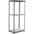thumbnail image 1 of Global Industrial BS24489L3 3 Shelf Standard Duty Boltless Shelving Starter, Laminate Deck - Gray - 48 x 24 x 96 in., 1 of 1