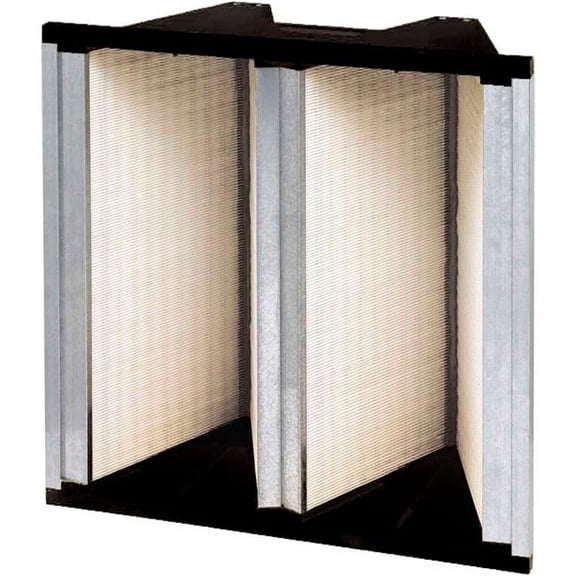 Global Industrial B2318531 Bank Air Filter - MERV 13 85 Percent Efficiency, 24 W x 24 H x 12 D in. - 2V
