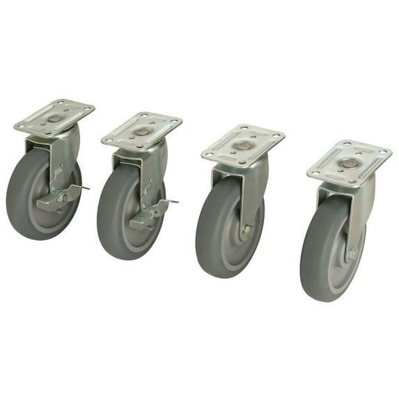 Global Industrial Bulk Container Caster Set (2 Swivel/2 Locking)