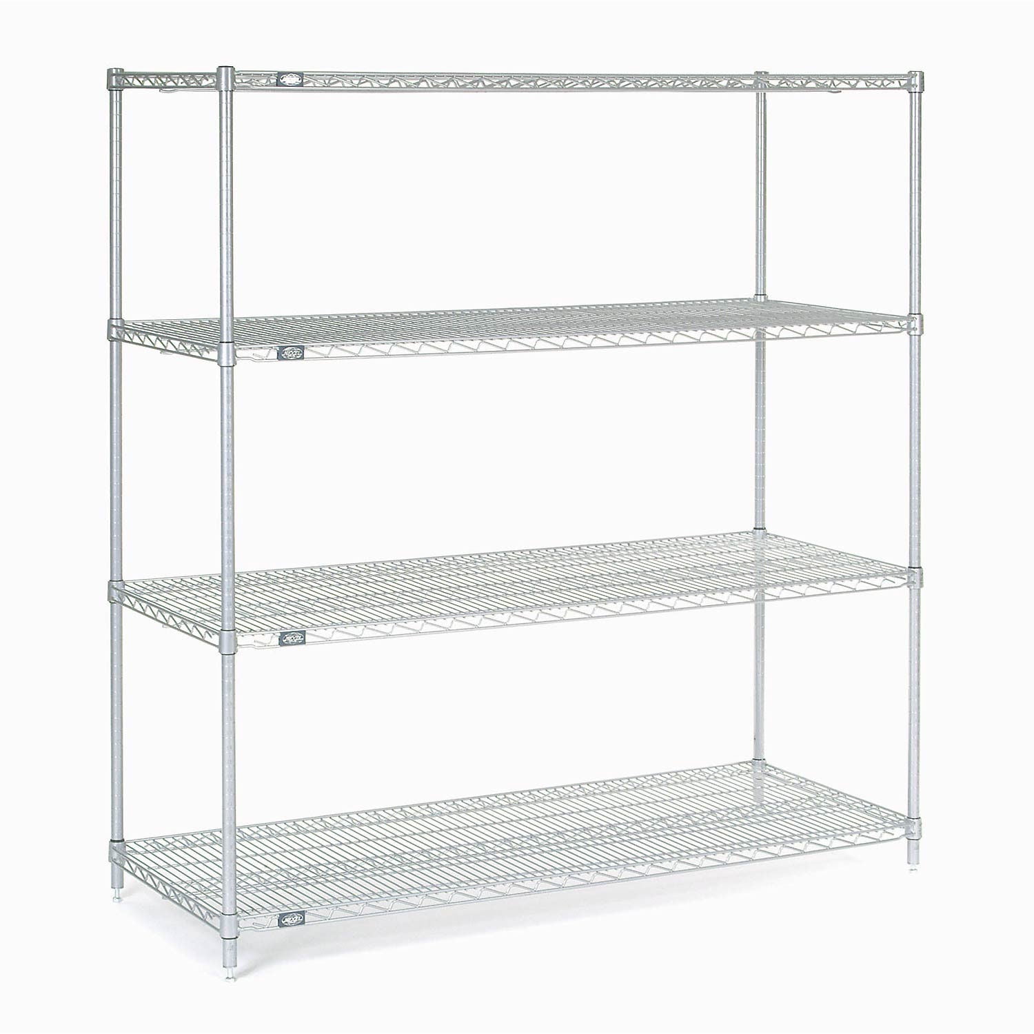 Global Industrial Chrome Wire Shelving, 60"W X 18"D x 54"H