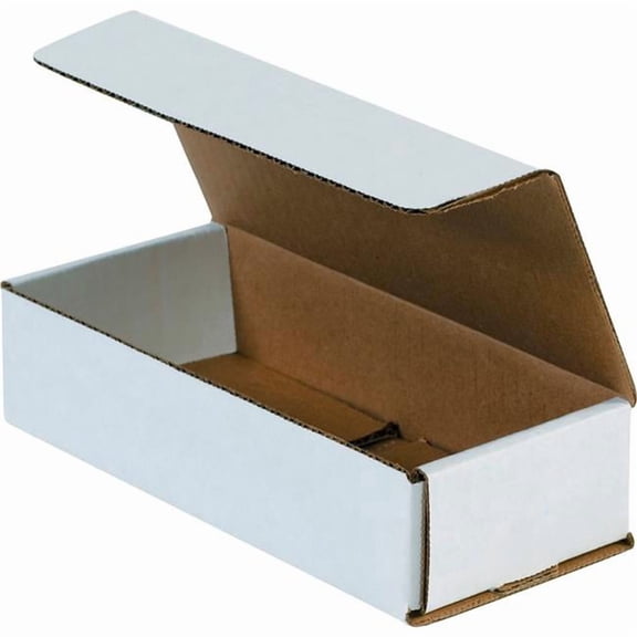 Global Industrial B40176 Corrugated Mailers, White - 7.5 x 3.25 x 1.75 in. - Pack of 50